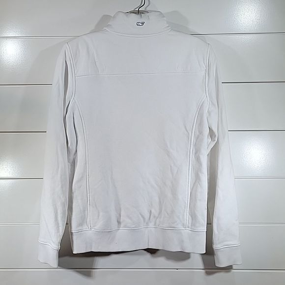 Vineyard Vines White Shep Shirt Pullover Jacket - Picture 4 of 4